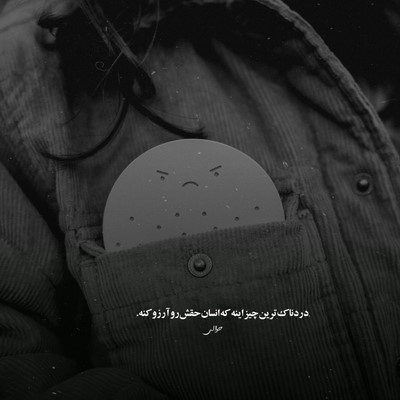  از کفم رفتی و دل تنهای تنها مانده